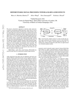 Differentiable Signal Processing with Black-Box Audio Effects