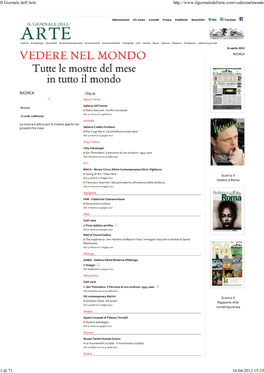 Il Giornale Dell'arte