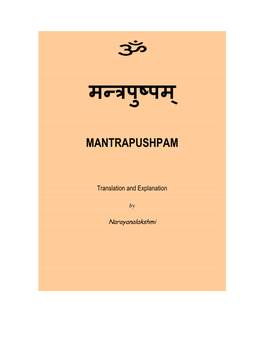 Mantrapushpam