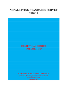 Nepal Living Standards Survey 2010/11