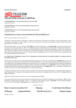 Telecom Italia Capital