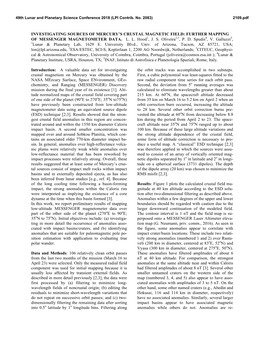 Investigating Sources of Mercury's Crustal