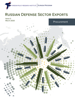 Procurement Produced by the Foreign Policy Research Institute Exclusively for the U.S