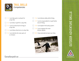 TRAIL SKILLS Competencies