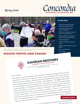 Spring 2020 XAVERIAN BROTHERS BRANDING STANDARDS