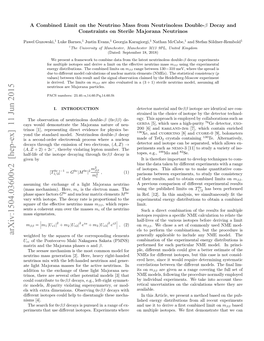 Arxiv:1504.03600V2 [Hep-Ex] 11 Jun 2015 L Ihetadmnin.Osrig0 Observing Dimensions