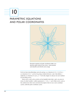 Parametric Equations and Polar Coordinates