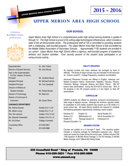 Upper Merion Area High School