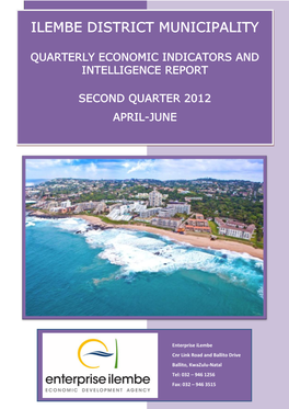 Ilembe District Municipality – Quarterly Economic Indicators and Intelligence Report: 2Nd Quarter 2012