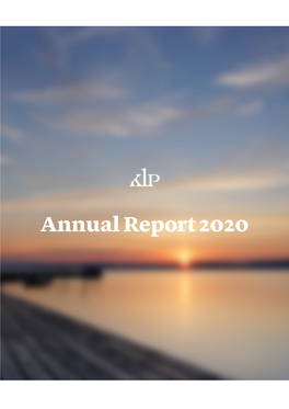 Annual Report 2020 Table of Contents