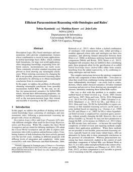 Efficient Paraconsistent Reasoning with Ontologies and Rules