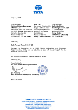 Tata Global Beverages Limited