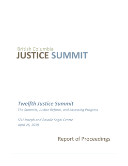 Twelfth-BC-Justice-Summit-Report-Of