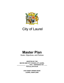 2016 Master Plan Committee Document