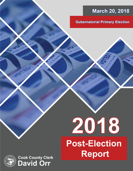 Post-Election Report Takes a Comprehensive Look at the Voting Totals, Trends and Statistics During the March Primary Throughout Suburban Cook County