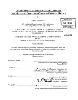 Uncertainty and Sensitivity Analysis for Long-Running Computer Codes: a Critical Review