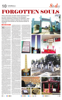 FORGOTTEN SOULS This Is the Story of Their Silent Sacrifice Even As Their Mortal Remains at the Ramgarh Chinese Cemetery Continue to Languish