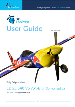 EDGE 540 V3 73“Martin Sonka Replica