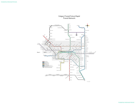 Calgary Transit Future Rapid Transit Network