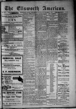 Ellsworth American : October 9, 1907