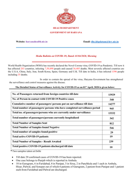 No. of Passengers Returned from Foreign Countries Till Date 13929 No