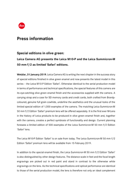 Press Information