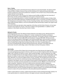 Gary L. Patsley Gary Patsley Had a Career in the Financial Services Industry for Over Three Decades
