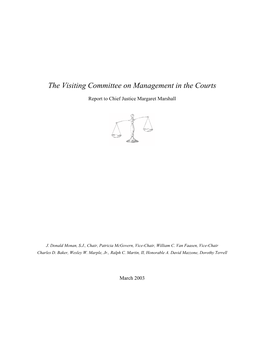 Open PDF File, 1.3 MB, for Report of the Visiting Committee on Management in the Courts