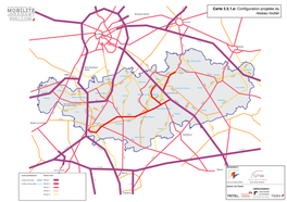 Carte 2.5.1.E: Configuration Projetée Du Réseau Routier