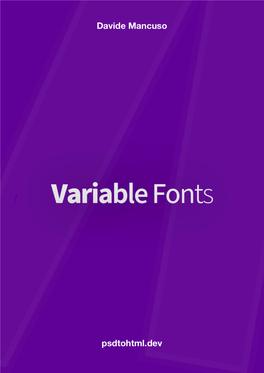 Variable Fonts