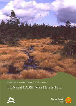 TUN Und LASSEN Im Naturschutz