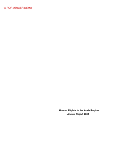 Human Rights in the Arab Region A-PDF MERGER DEMO