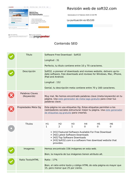 Revisión Web De Soft32.Com