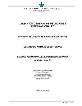 Dirección General De Relaciones Internacionales