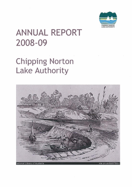 ANNUAL REPORT 2008-09 Chipping Norton Lake Authority