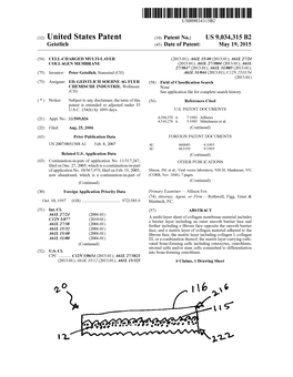 (12) United States Patent (10) Patent No.: US 9,034,315 B2 Geistlich (45) Date of Patent: May 19, 2015