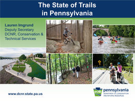 The State of Trails in Pennsylvania