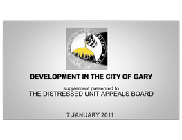 Development in the City of Gary