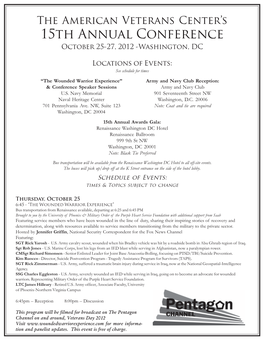 2012 Conference Program