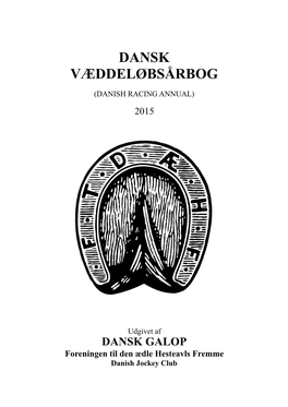 Dansk Væddeløbsårbog 2015