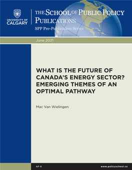 What Is the Future of Canada's Energy Sector?