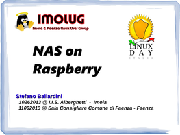 NAS on Raspberry