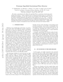 Arxiv:2107.00120V1 [Gr-Qc] 30 Jun 2021 with Low-Noise Transduction [10–12]