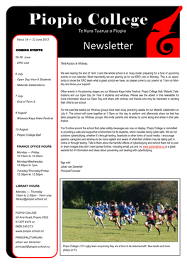 View the Newsletter