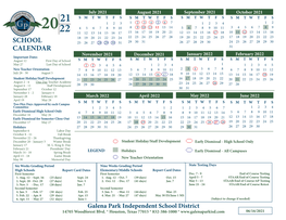 District Calendar