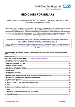 Medicines Formulary