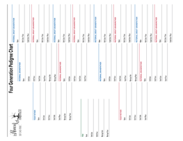 Fou R Generatio N Pedigree Chart