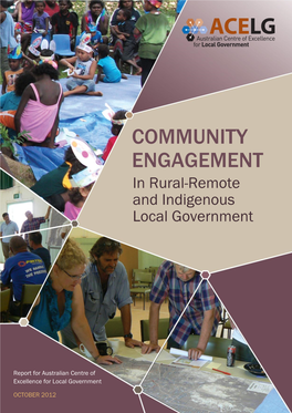COMMUNITY ENGAGEMENT in Rural-Remote and Indigenous Local Government
