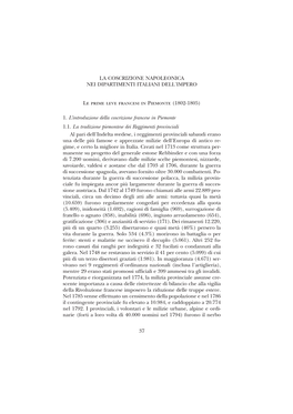 La Coscrizione Napoleonica Nei Dipartimenti Italiani Dell’Impero