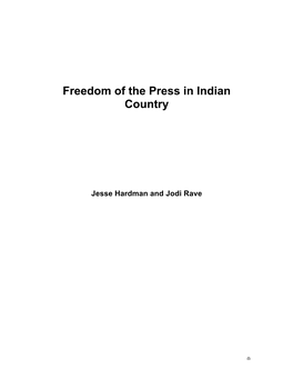 Nation Building Free Press